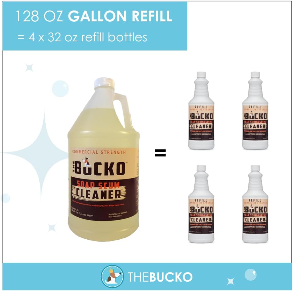 Soap Scum and Grime Cleaner (32oz + Sprayer)