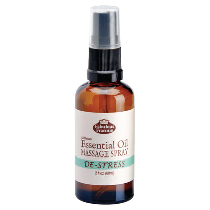 Fabulous Frannie Bug Away Healthy Massage Spritz Made with Carrier Oils and Citronella, Lavender, Eucalyptus and Lemongrass Essential Oils 2oz