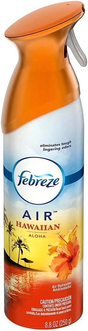 Febreze Air Mist Air Freshener Spray, Odor-Fighting Room Spray, Air Fresheners for Home and Bathroom and Kitchen, Aerosol Can, Mountain Scent, Purple, 8.8oz (Pack of 3)