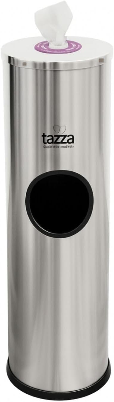Tazza Budget Gym Equipment Wipe Dispenser – Ultra-Discount Model with Lift-Off Access, Compact Wipes Holder & Built-in Trash Can