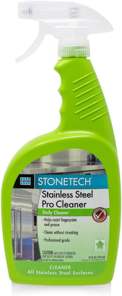 StoneTech® Stainless Steel Pro Cleaner, 24-Ounce (709mL), Spray Bottle
