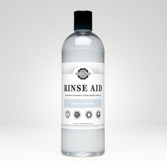 Rustic Strength Non Toxic Rinse Aid for Automatic Dishwashers, Unscented, 16 oz
