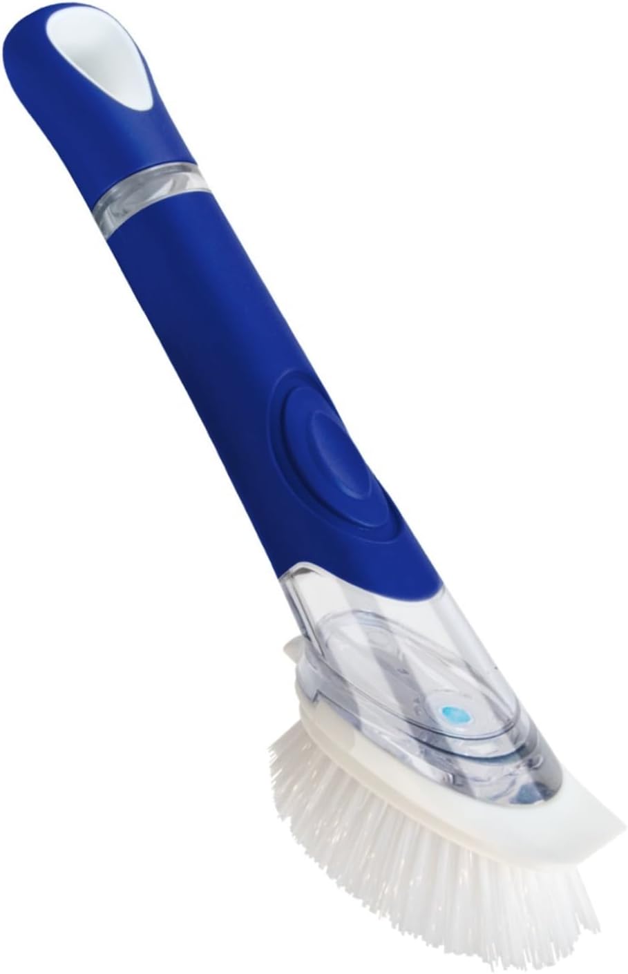 CELOX Dish Brush with Soap Dispenser for Cleaning Pots, Dishes, Bowls, Gray