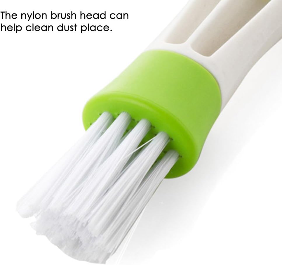 Mini Duster for Car Air Vent, SENHAI Set of 6 Automotive Air Conditioner Cleaner and Brush, Dust Collector Cleaning Cloth Tool for Keyboard Window Leaves Blinds Shutter