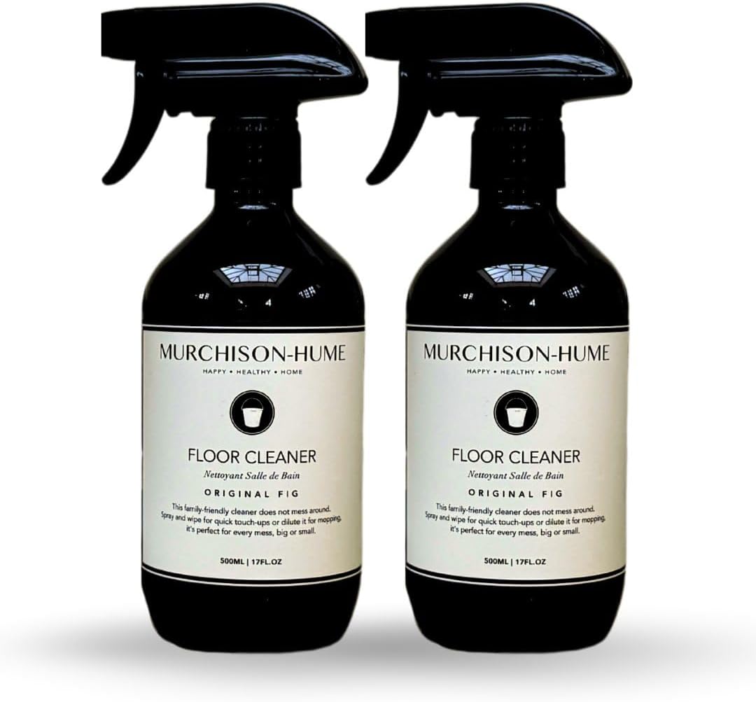 Murchison-Hume Natural Floor Cleaner Spray – Pet-Friendly, Non-Toxic, Plant-Based Formula for Hardwood, Tile & Laminate – Streak-Free Shine, Fresh Scent – 17oz Bottle-Original Fig