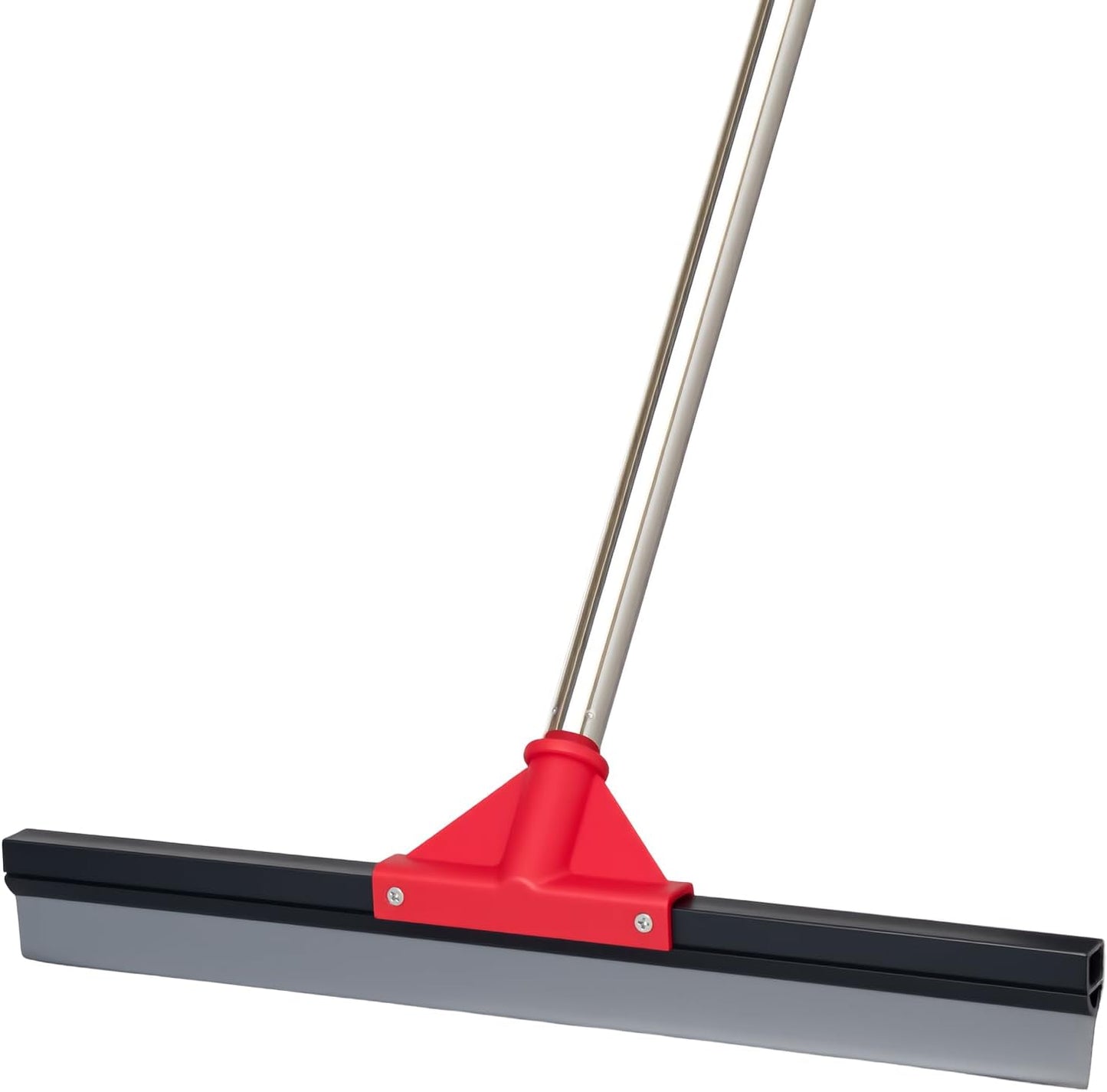 17" Heavy Duty Floor Squeegee with 40.8 Inch Long Handle, Suitable for Bathroom Tiles, Garage Concrete Floors, Shower Glass & Windows Cleaning