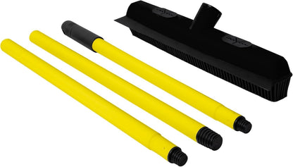 FURemover Pet Hair Removal Rubber Broom, 61" Telescopic Handle