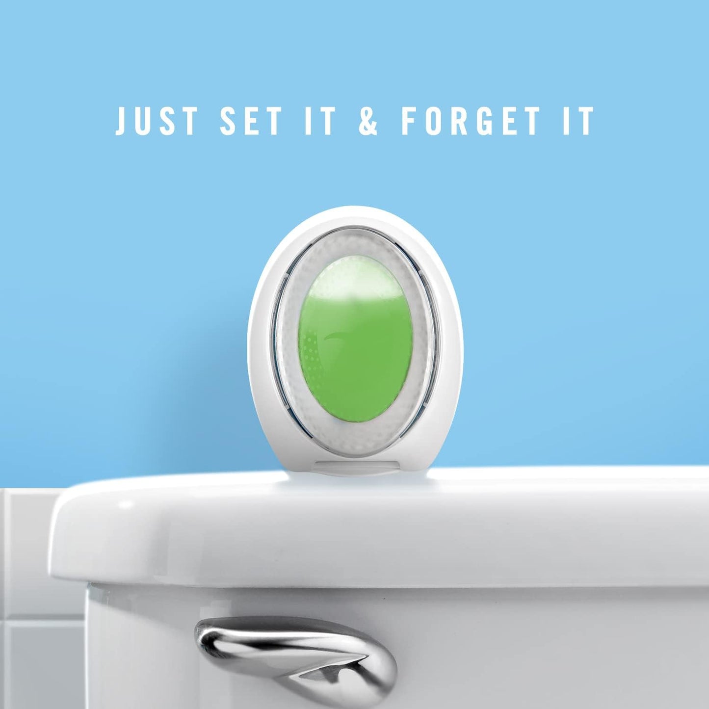 Febreze Bathroom Air Freshener, Odor-Fighting, Plug In Alternative, Air Fresheners for Small Spaces in Home, Bathroom, Kitchen, & Closet, Pet & Litter Box Odor Fighter, Gain Original Scent, 4ct