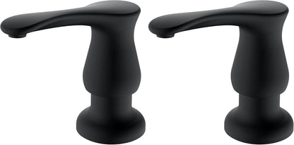 GAGALIFE Kitchen Sink Soap Dispenser Brushed Nickel, Under Sink Soap Dispenser with 40" Silicone Extension Tube Kit,Say Goodbye to Frequent Refills