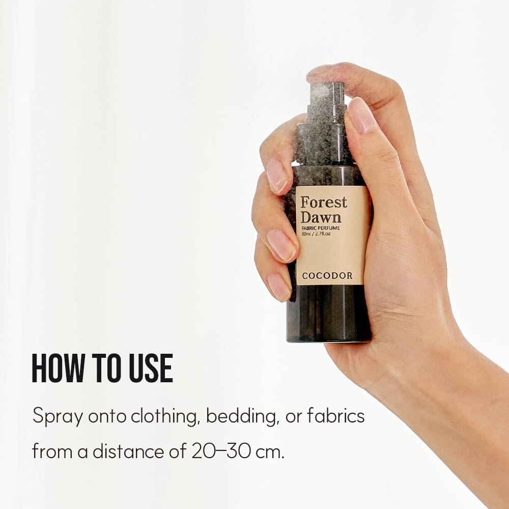 COCODOR Fragrance Room Spray/Black Cherry / 16.9oz(500ml)/ Made with Essential Oils, scented room closet fabric odor eliminator spray