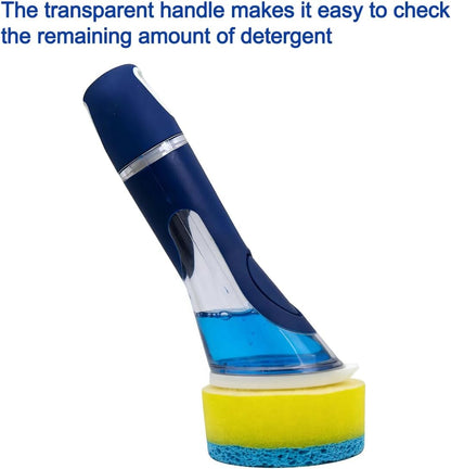 CELOX Dish Sponge with Handle, Dish Sponge with Soap Dispenser