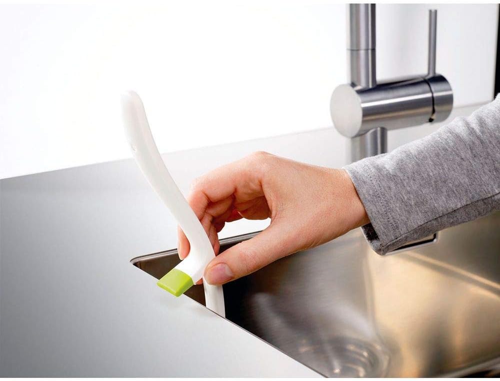 Joseph Joseph Edge Dish Brush with Integrated Sink Rest, Grey