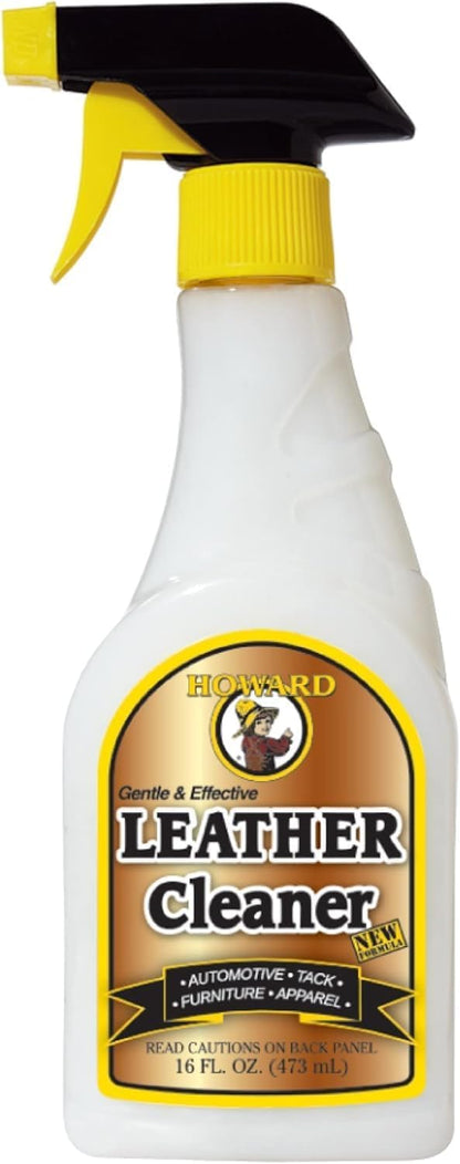 Howard Products LTC016 Leather Cleaner, 16 oz, Clear