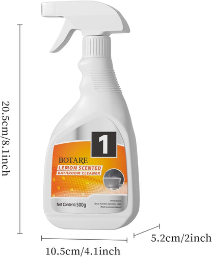 Bathroom Cleaner Spray - Removes Soap Scum, Hard Water Stains - All-Purpose Shower, Tub, Toilet, Tile, Sink and Fixtures Alternative with - Fresh Scent, 17.9 oz (3-Bottle Pack)