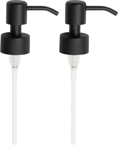 Kapitan Soap Dispenser Pump Head Replacement Spare for Standard 28/400 (26 mm - 28mm / 1.02 in-1.10 in) Neck Size, Stainless Steel Brushed Finish
