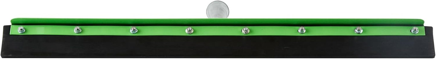 Restaurantware-SQUEEGEE ONLY: Clean Tek Professional 29.92 Inch Floor Squeegee, 1 Broom With Double Rubber Blade - Handle Sold Separately, Heavy-Duty, Steel Wiper For Concrete Floor