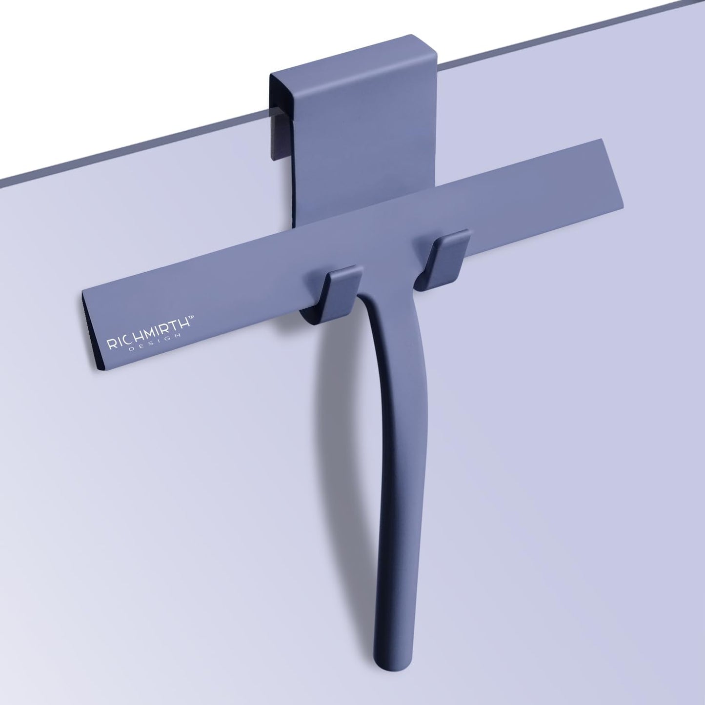 Shower Squeegee for Glass Doors, RICHMIRTH 11" Inch Width Silicone Rubber Blade Squeegee Window Cleaner Tool Squeegee for Shower Glass Doors Bathroom