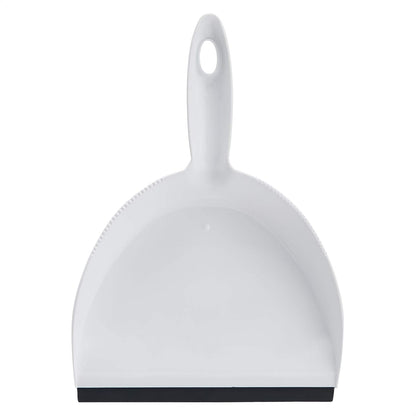 Amazon Basics Small Portable Mini Dustpan and Brush Set for Indoor Outdoor Floor Cleaning, Gray, Pack of 2