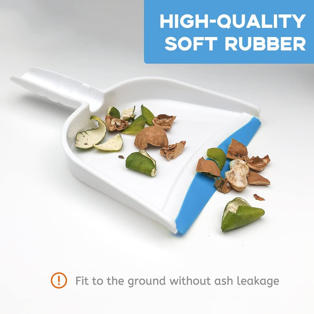 Small Broom and Dustpan Set, Small Dustpan and Brush Set, Mini Dust pan and Brush, Hand Broom and dust pan, Mini dustpans are Ideal for Cleaning Little Areas Like desks, Kitchens, pet Rooms. (3 Set)