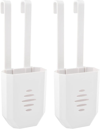 Toilet Tank Cleaning Tablet Holder,Hanging Bowl Cleaning Tablest Bracket,Keeping Tablets from Blocking Hole in Tank,Easy to Install,Fits Most Standard Toilet Tablets Tanks(2pcs)