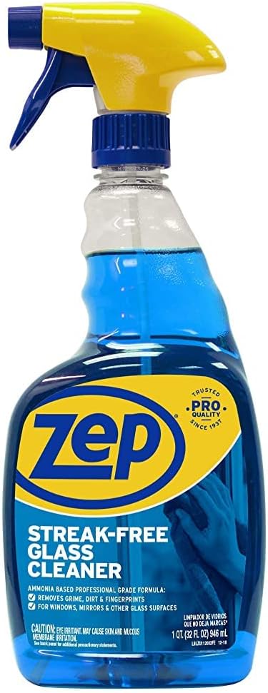 Zep, ZU1120128, Streak-Free Glass Cleaner, 128 ounce