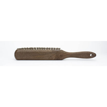 SPARTA Handheld Soft Counter Brush 8 Inch Bristle Span, Multi-Use Dust Brush with 5 Inch Handle for Tables, Countertops, and Delicate Surfaces, Polyester, Orange