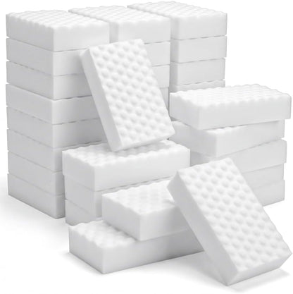 Magic Sponge 10 Pack Textured Quick Series, Effortlessly Erase Scuff Marks and Stains from Multiple Surfaces with No Harsh Chemicals
