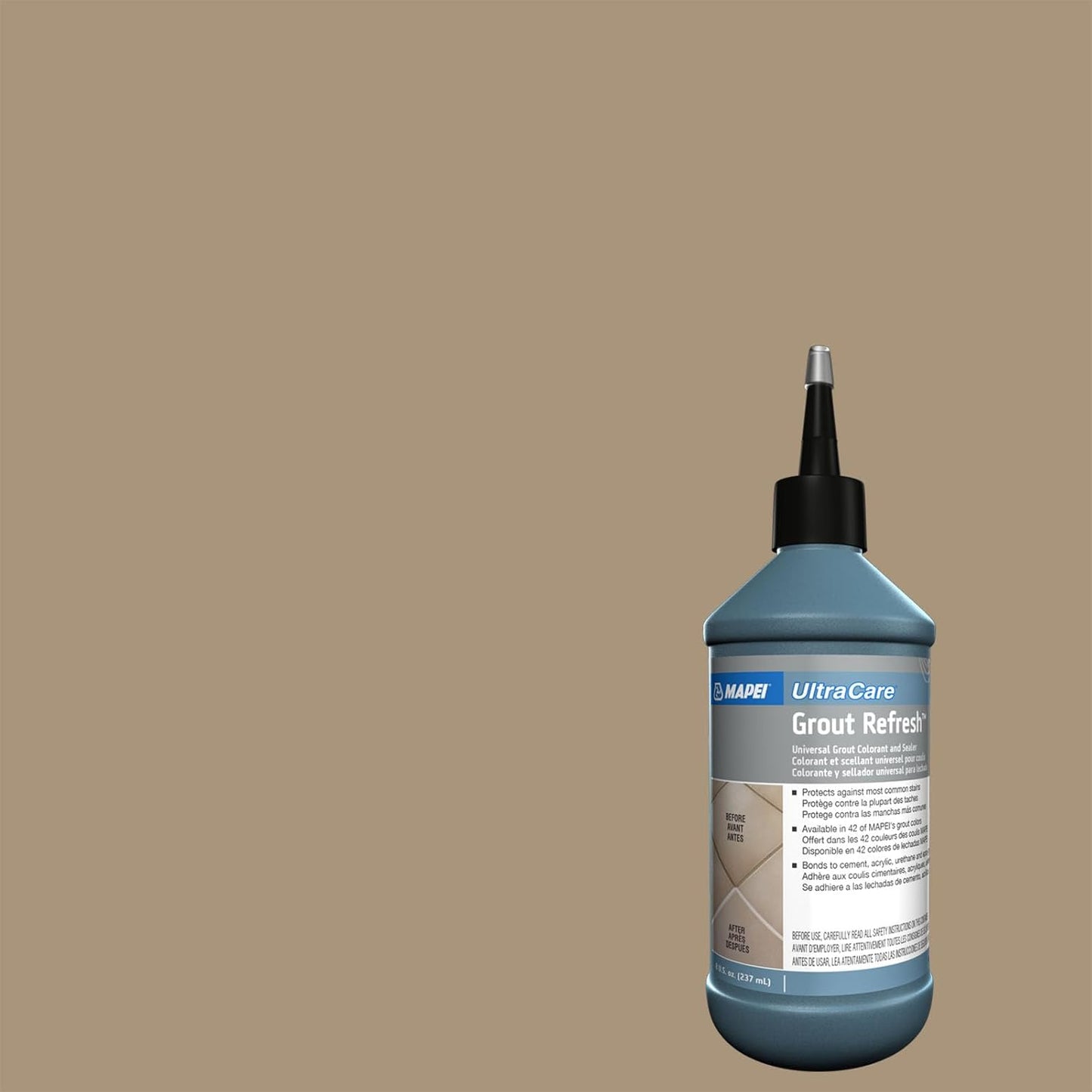MAPEI UltraCare Grout Refresh, Universal Grout Colorant & Sealer, 8 oz Bottle – Easy Grout Restoration & Protection, 5047 Charcoal - Colors B