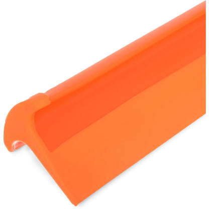 SPARTA 3656824 Plastic Floor Squeegee, Shower Squeegee, Heavy Duty Squeegee With Rubber Blade For Windows, Glass, Shower Doors, Floors, Windshields, 24 Inches, Orange