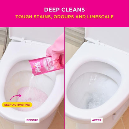 Stardrops - The Pink Stuff - The Miracle Power Foaming Toilet Cleaner - 2 Treatments - Self Activating Pink Foam Pack of 1 (7 Ounce)