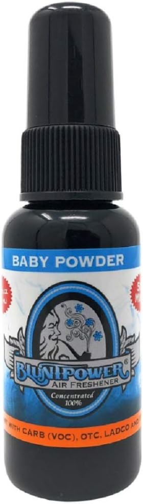 BluntPower Oil Based Concentrated Air Freshener and Oil for Diffuser - Air Freshener Spray For Room, Car, Bathroom - Concentrated Room Deodorizer & Odor Eliminator Spray - Cherry 1.5oz. (3 Pack)