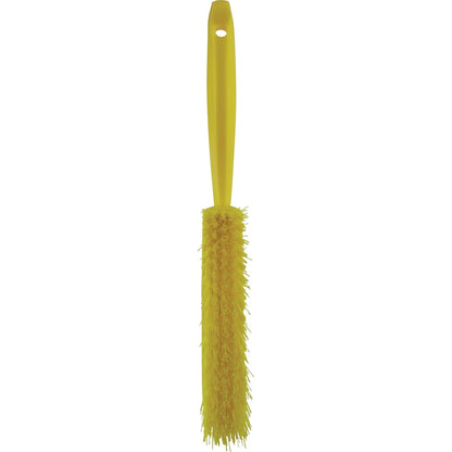 Vikan 45894 Bench Cleaning Brush, Polypropylene/Polyester Medium Bristle Dustpan Brush & Sweeper, 14 Inch, Red