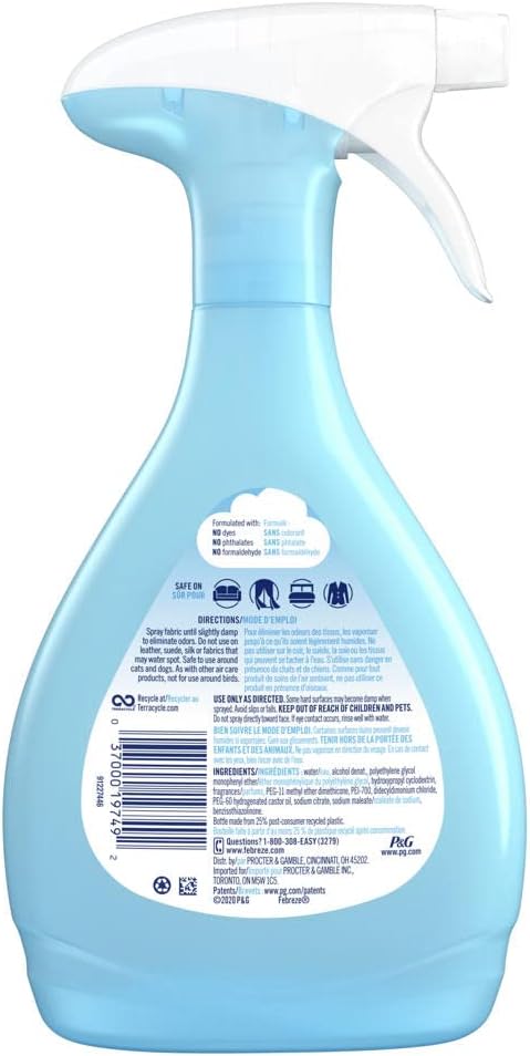 Febreze Odor-Eliminating Fabric Refresher Peony and Cedar, Limited Edition, 27 fl oz (Pack of 2)