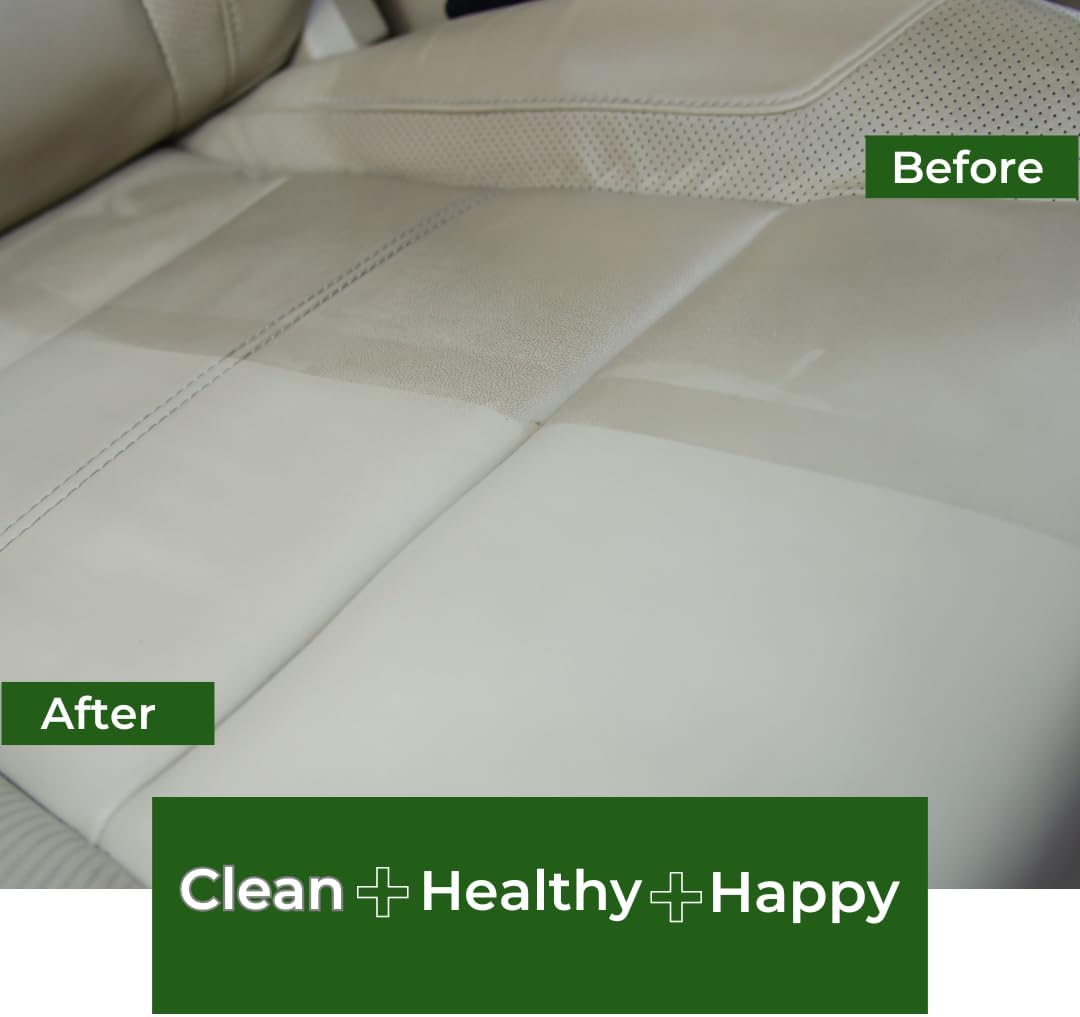 Lithium Hyper Cleanse Car Interior Cleaner - Car Cleaner Interior for Leather, Plastic, Carpet, Vinyl, and Tesla Vegan Leather - Solvent Free Interior Car Cleaner - Car Cleaning Spray (16 Oz)