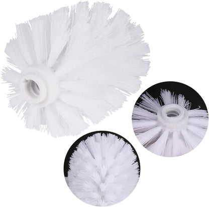 4PCS Toilet Brush Replacement Head Cleaning Tool,Toilet Bowl Brush Head Replacement with Sturdy Stiff Bristles for Bathroom (Black)
