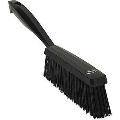 Vikan 45894 Bench Cleaning Brush, Polypropylene/Polyester Medium Bristle Dustpan Brush & Sweeper, 14 Inch, Red