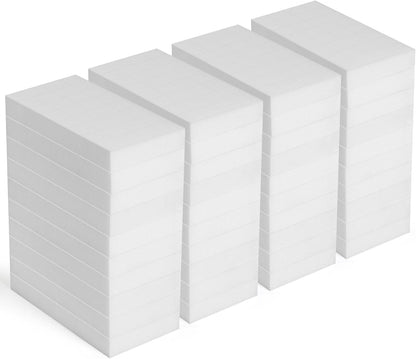 Trendbox 50 Pack Melamine Sponges Magic Cleaning Sponges in Bulk Melamine Foam for Dishes Eraser Sponges for Cleaning