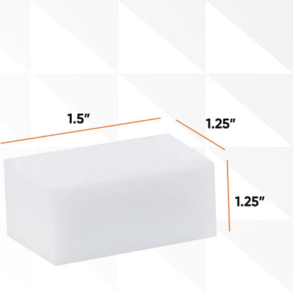 Miracle Eraser Sponge Melamine Sponge for Floor, Wall, and Furniture, Removes Scuffmarks, Mud, Grime, Dirt, and Tough Stains, Pack of 16 1 Inch Mini Cleaning Erasers.