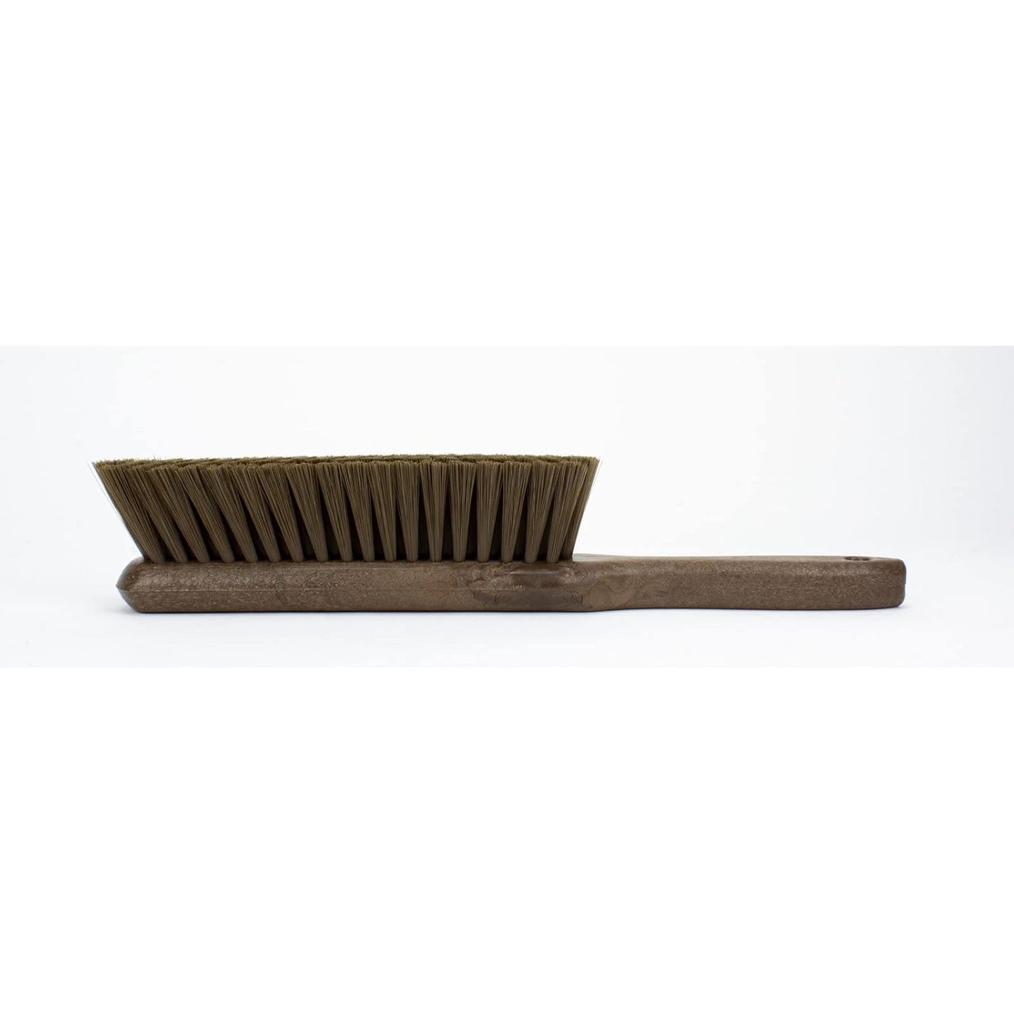 SPARTA Handheld Soft Counter Brush 8 Inch Bristle Span, Multi-Use Dust Brush with 5 Inch Handle for Tables, Countertops, and Delicate Surfaces, Polyester, Orange