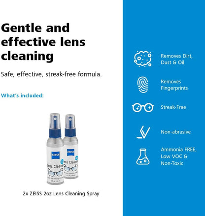 ZEISS Lens Cleaning Spray 2oz - Pack of 2