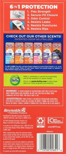 Hefty Ultra Strong Tall Kitchen Trash Bags - Citrus Twist, 13 Gallon, 40 Count