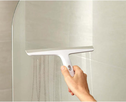 Joseph Joseph EasyStore Shower Glass Squeegee and Window Cleaner with Storage Hook, Bathroom Accessories
