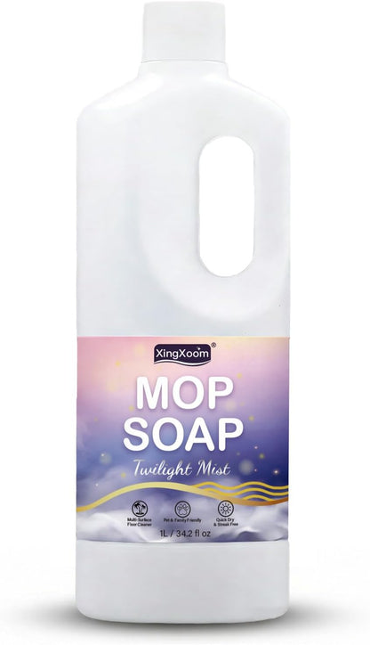 Scented Mop Soap - Premium Floor Cleaner Concentrate for Tile, Wood & Laminate, Streak-Free Low Foam Mopping Solution, Luxury Home Aromatherapy, 1L / 34.2 fl oz (Twilight Mist)