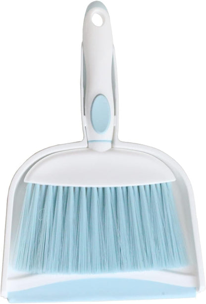 Mini Broom and Dustpan Set-Mini Whisk Set for Desk, Housekeeping, Office, Kitchen, Pet Nest, etc.,Daily Cleaning Necessity Plastic Mini Dustpan Set (Gray)