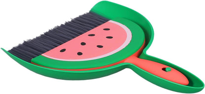 PRETYZOOM Mini Broom and Dustpan Set Lightweight Small Cleaning Kit for Desktop Car Interior Pet Hair Cleanup Compact Dustpan and Brush for Home Office Use