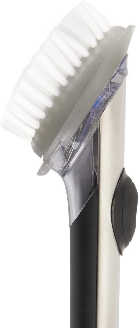 OXO Steel Soap Dispensing Dish Brush (2 Pack)