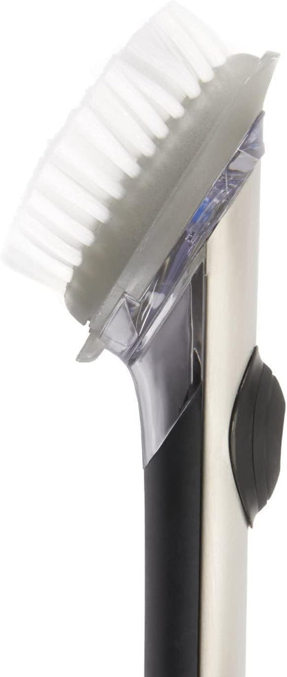 OXO Steel Soap Dispensing Dish Brush (2 Pack)