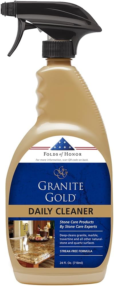 Granite Gold Daily Cleaner for Granite, Marble & Other Natural Stone & Quartz Surfaces, 32 Ounces