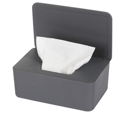 NOVWANG Wipes Dispenser, Large Capacity Baby Wipe Holder(8.3L × 4.9W × 3.9H Inches) Refillable Wipes Container with Sealing Design Baby Wet Wipes Dispenser for Bathroom Home Office Car