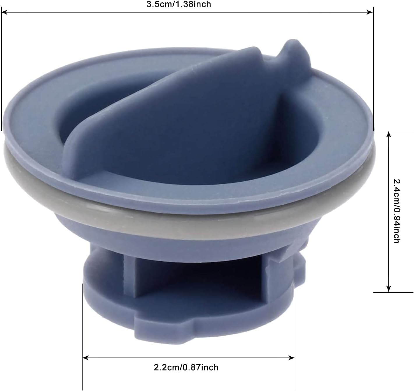 K-Musculo 8564929 Dishwasher Rinse Aid Cap Compatible with Whirlpool Kenmore KitchenAid Dishwashers, Replaces PS982160 AP3866312 AH982160